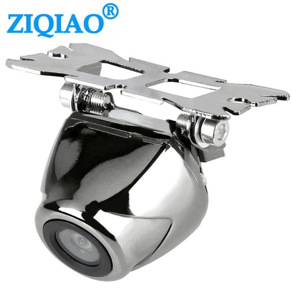 

ziqiao car reverse parking backup camera night vision waterproof wide degree universal car rear camera cam hs034