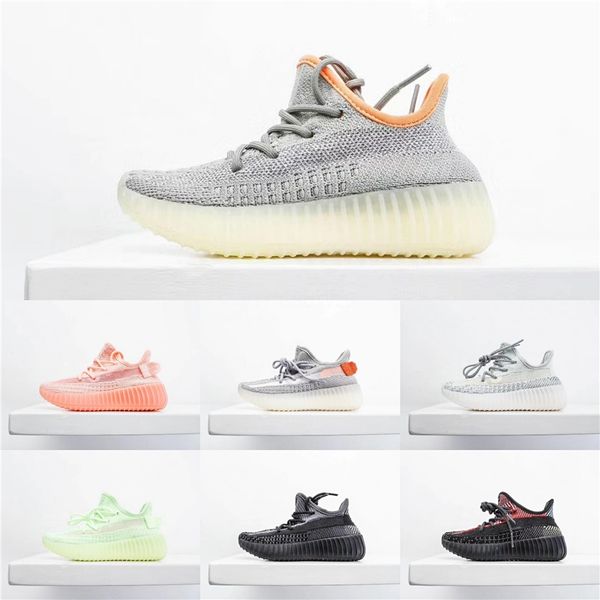 

kids 35o shoes kanye west running shoes new beluga zebra cream white black boys girls baby kids shoes#163