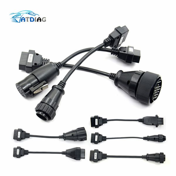 

adapter cables for vd tcs cdp pro obd2 obdii cars diagnostic interface tool full set 8 car cables for vd tcs cdp cable