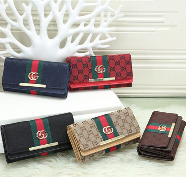 

2019 европейских и американских моды женщин простой сплошной цвет письмо кошелек м