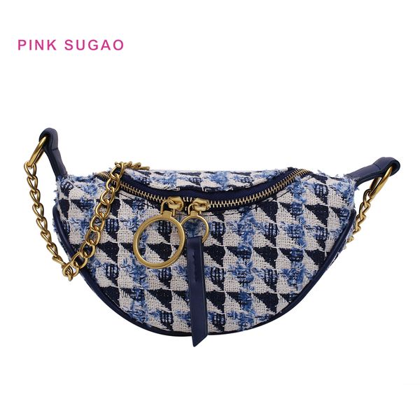 Rosa Sugao desenhador crossbody saco sacos mulheres da cintura de luxo lua bolsa saco forma ombro saco do mensageiro de alta qualidade de bolso novos sacos de moda