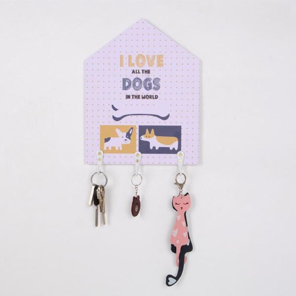

cartoon illustration coat hook cute wall mounted living room nordic style hat hanger kindergarten key holder home decoration