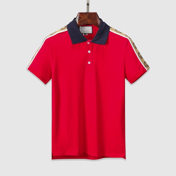 

mens clothing poloshirt shirt men cotton blend men short sleeve striped polo t-shirt casual breathable summer breathable solid clothing, White;black