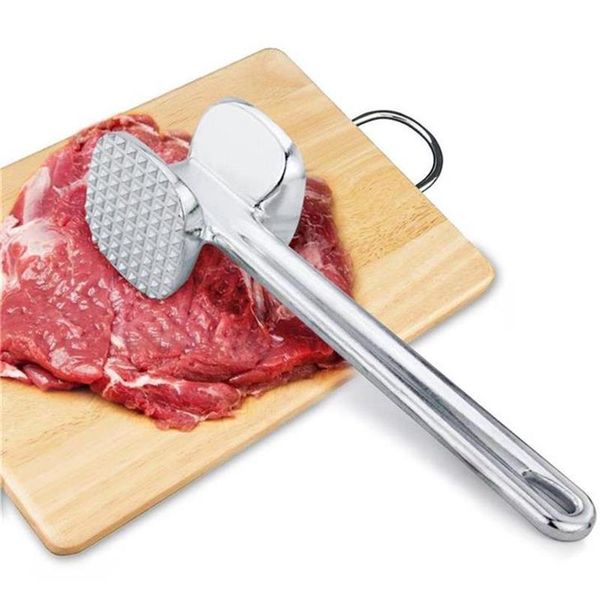 19.5cm bife carne de porco de carne martelo de dois lados martelo de alumínio martelo bife de bife de bife de bife carne de porco
