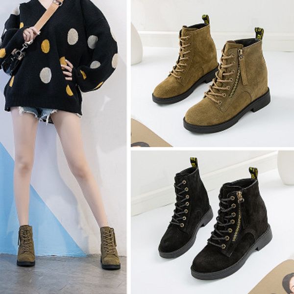 

women's casual new women's shoes boots, Black