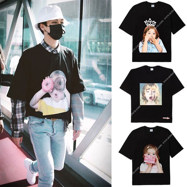 

the latest summer 2009 korean street trendsetter adlv donut boy couple loose short sleeve t-shirt lin yanjun lisa zining same, White