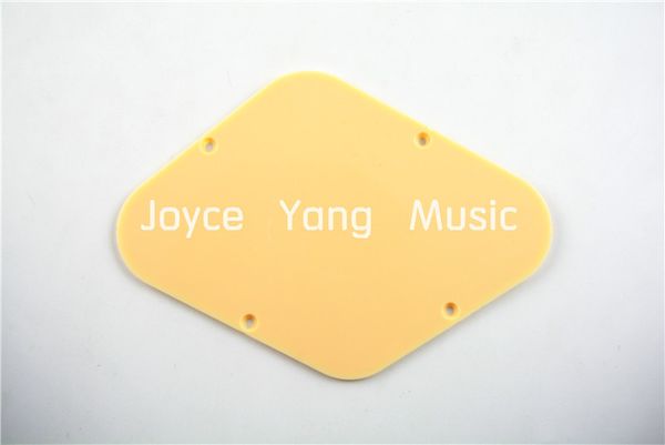 

niko 2pcs cream plastic rhombus electric guitar back plates for lp electric guitar pickguard ing