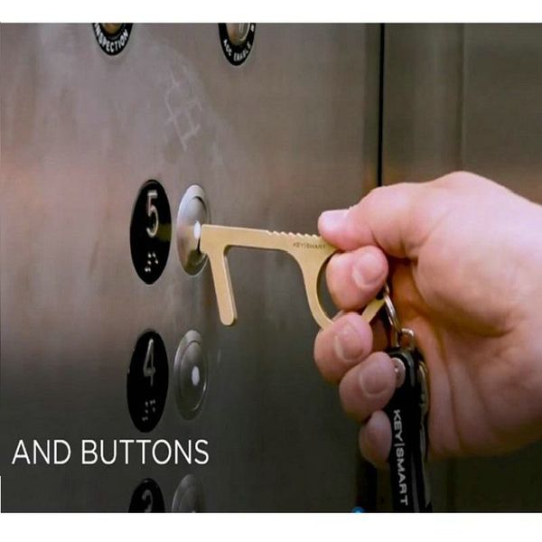 

2016 us 174 27 offportable press elevator tool hygiene hand brass edc door opener door handle keydoor handles hj2009 zackx