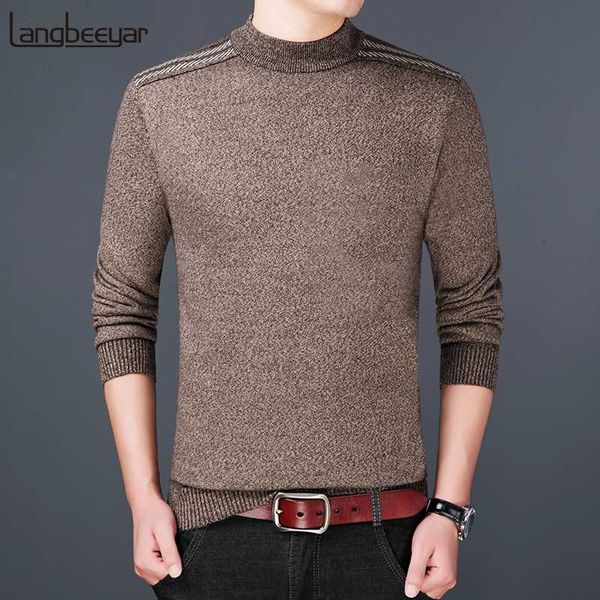 

2020 новый модный бренд свитер для мужчин пуловеры водолазка slim fit джемперы вязать шерстяные осень корейский стиль повседневная мужская о, White;black