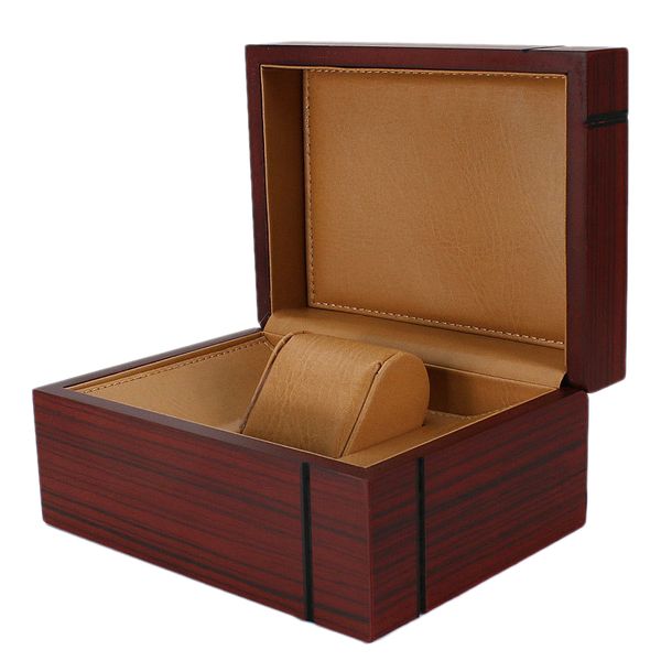 

wine red gift watch box jewelry box matte wooden watch gift display storage, Black;blue