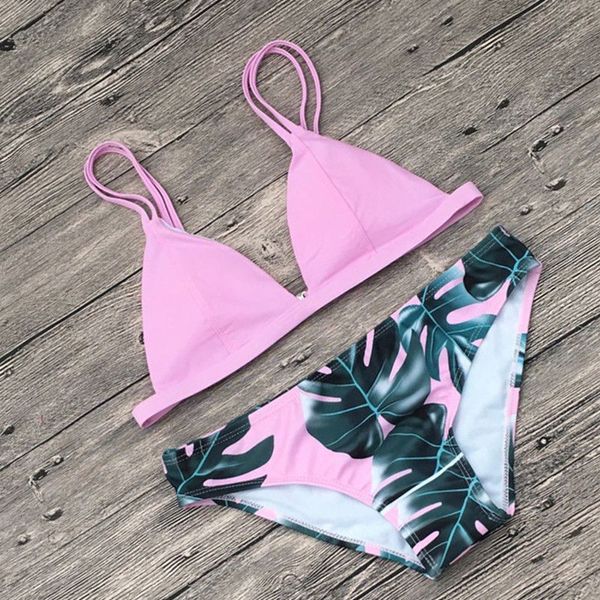 

women bikini set push-up swim bra bandage bikini set swimsuit triangle swimwear bathing suits maillot de bain