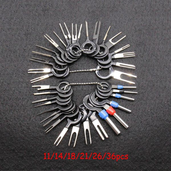 

36pcs car terminal removal kit wiring crimp connector pin extractor puller terminal repair professional tools