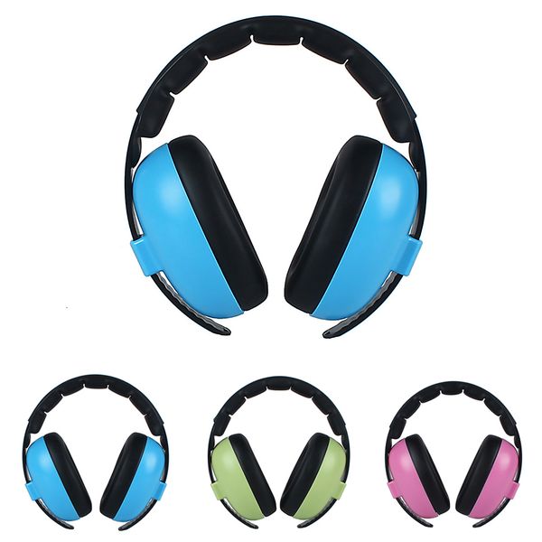 

baby kids care headphone boys girls home wireless ear protection outdoor adjustable headband noise canceling travel portable, Blue;gray