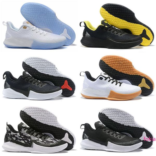 

2020 mens mamba day focus ep basketball shoes black white athletic sneakers fast delivery size 40-46