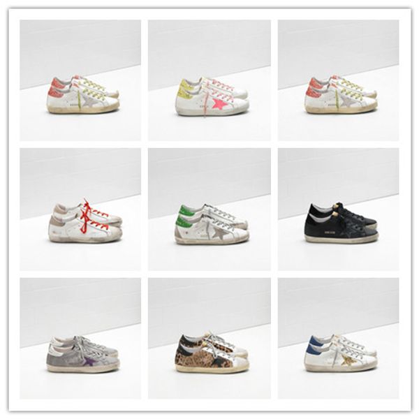 

italy leather shoes sneakers goldens gb scarpe donna uomo homme femme sneakers francy cotton canvas leather star shoes size e35-45, Black