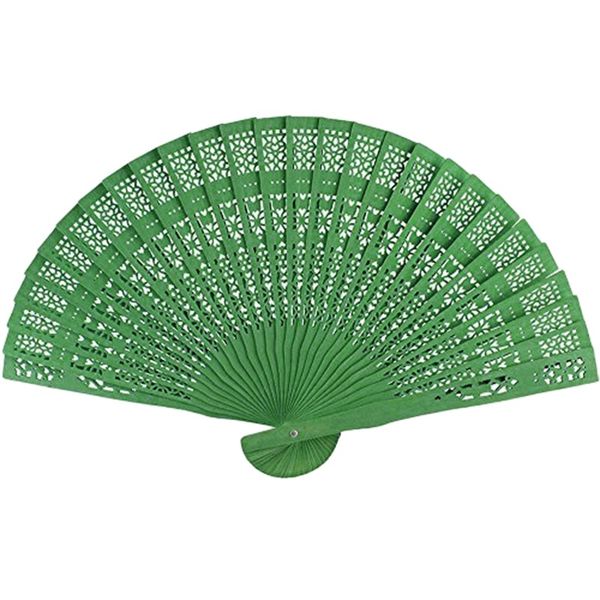 

8 inch chinese japanese folding fan original wooden hand flower bamboo pocket fan for home decor party decoration other home decor