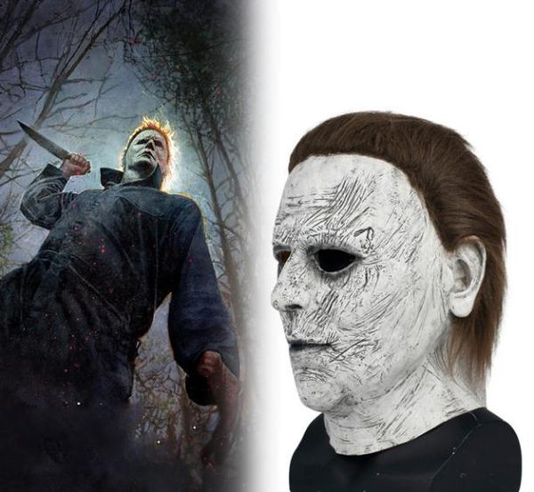 

new hot !!! 20189 хэллоуин маска новый майкл майерс маска страшный ужас halloween party маска ручной работы