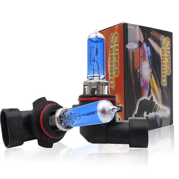 

автомобили hesite 9006 автомобиля 12v галогеновые лампы kit белый свет ультра яркий автомобиль туман свет 100w 3600lm лампа галогенная лампа