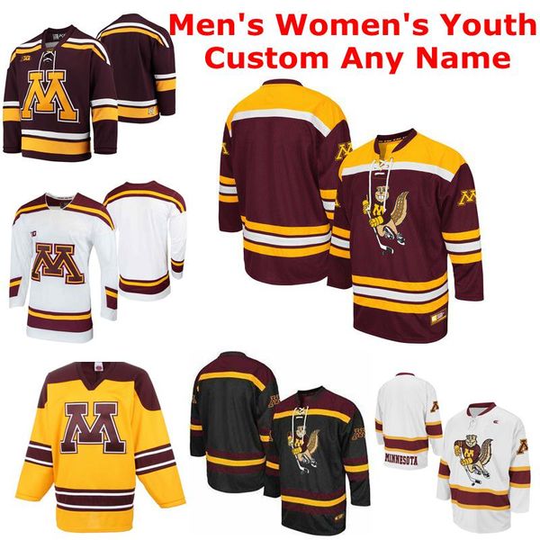 

minnesota golden gophers college hockey jerseys mens tyler sheehy jersey robbie stucker sammy walker leon bristedt robson custom stitched, Black;red