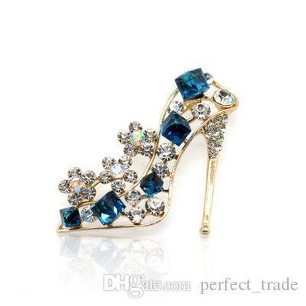 

wholesale fashion women brooch pin high heel style designer brooches fantasy style brooches luxury jewelry ing, Gray