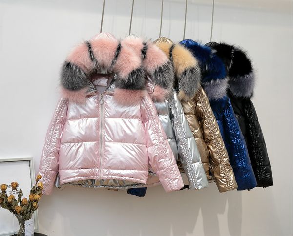 

womens glossy cotton jacket female winter new short bread clothing ins thick down jacket cotton jacket hip-hop style fashion trend 2020, Black;brown