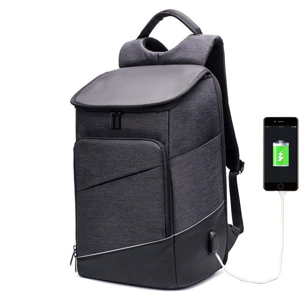 

men school bags lap15"backpack external usb charge computer backpacks anti-theft backpack waterproof bags for men women