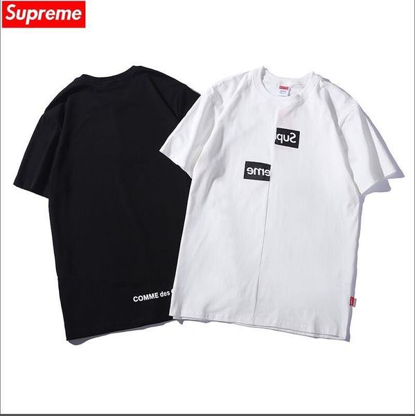 

2019 summer fashion designers men's shirt t-shirt letter embroidery t-shirt men's brand short-sleeved t-shirt women's shirt-0, White