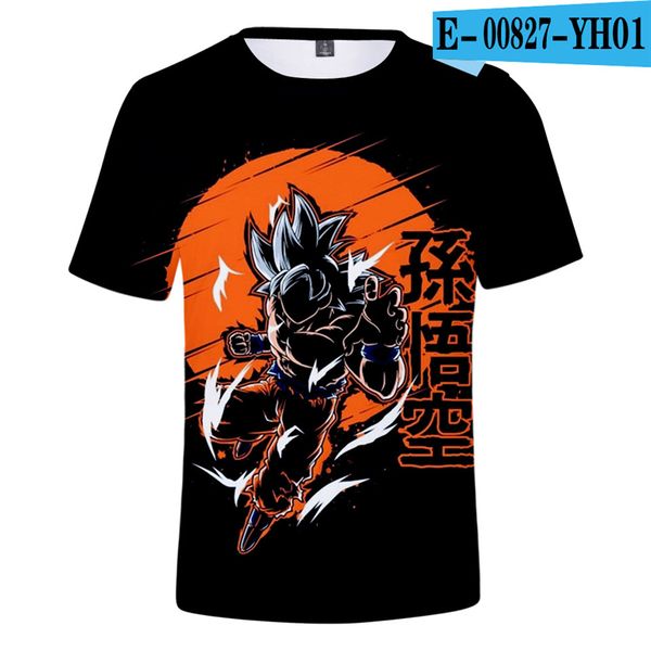 

dragon ball футболка 3d печать рубашки япония мультфильмы детские одежда комикс мальчики одежда мальчики уличная одежда мультфильм одежда, White;black