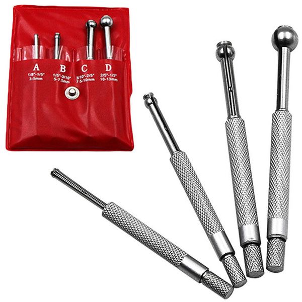 

4pcs small hole gauge set telescoping full-ball hole gauge 3 mm to 13 mm
