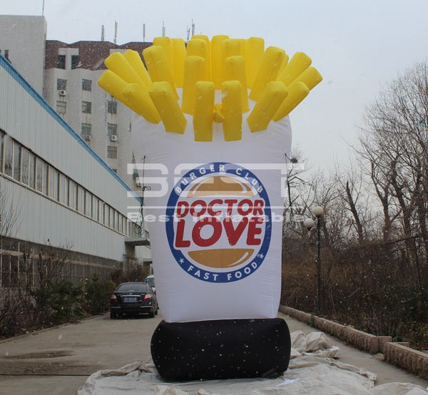 

картофель фри реклама надувных customized кубок надувная для еды рекламы надувного fries воздушного шара быстрых моделей питания