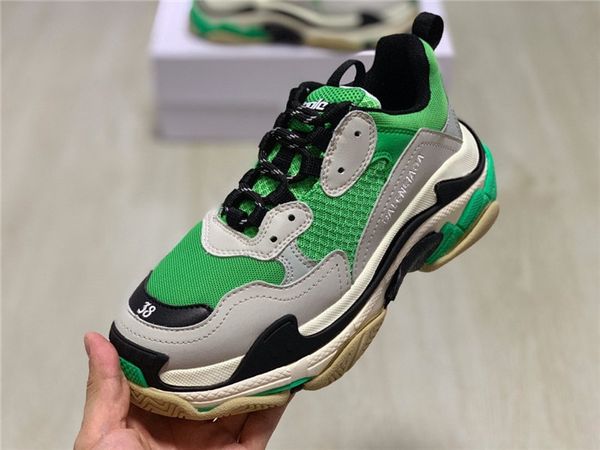 

paris home new autumn and winter women's thick-soled sneakers men's casual shoes couple wild fashion tide shoes many colors to cho, Black