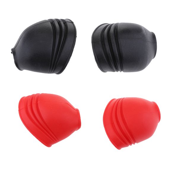 

4pcs rubber motorcycle foot peg covers, foot pedal shell (black+ red
