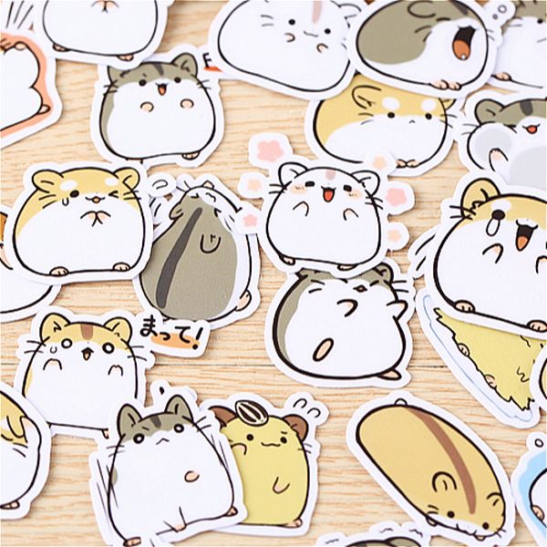 

1pcs small panda stickers classic graffiti for suitcase cool lapskateboard cartoon toy styling phone luggage funny decals