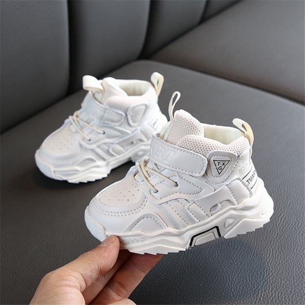 

dimi 2019 autumn baby girl boy toddler shoes infant casual walkers shoes soft bottom comfortable kid sneakers black white y200103, Black;red