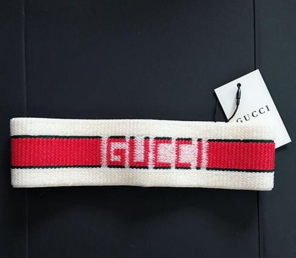 

дизайнер унисекс эластичный оголовье мужчины женщины g письмо полосатые ленты для волос fends head scarf echarpes sports yoga headwrap, Silver