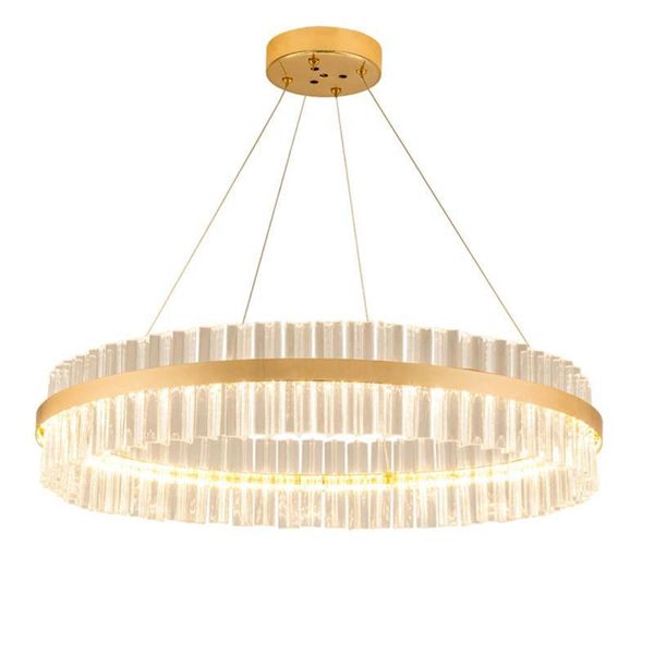 

light after modern crystal living room long chandelier l circular lamp bedroom led lighting iron lamp