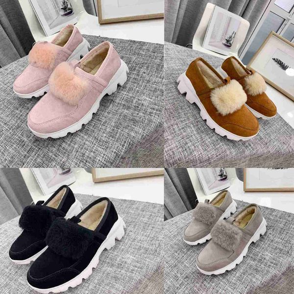 

2019 wgg brand designer fashion classic women snow boots women popular australia genuine leather boots, Black