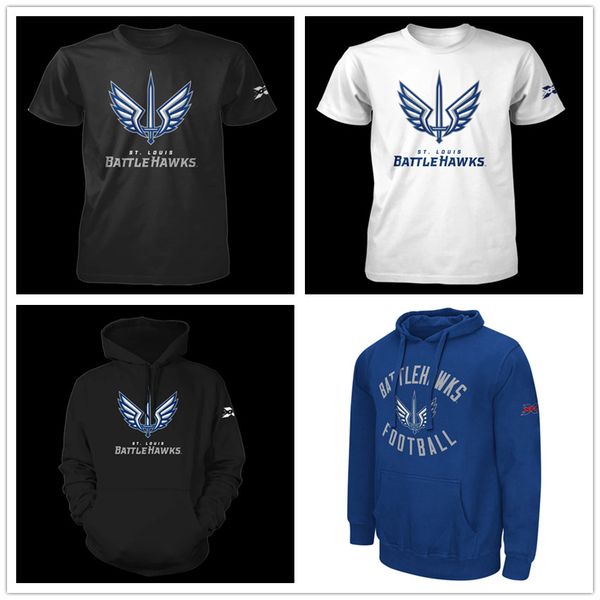 

2020 st. louis battlehawks pullover hoodie brogan roback ta'amu christine michael matt jones taylor heinicke xfl football jerseys t-shi, Black