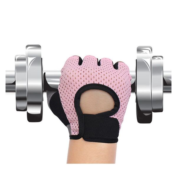 

summer sports fitness gloves female weightlifting exercise gym yoga equipment training half finger thin breathable non-slip s/m