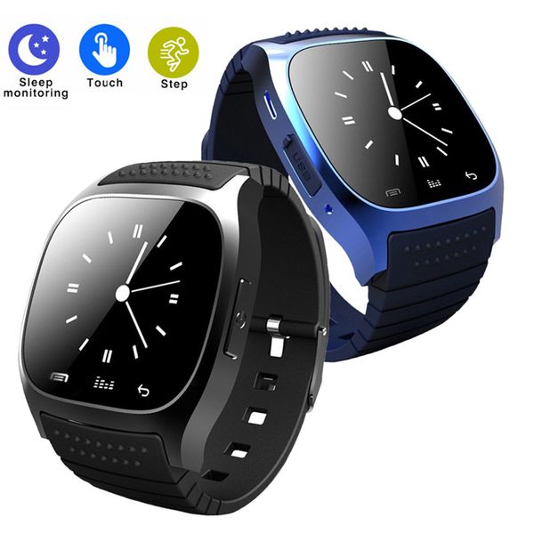 

спорт bluetooth смарт часы роскошные наручные часы m26 с набора sms напомнить шагомер для samsung lg htc ios телефона android
