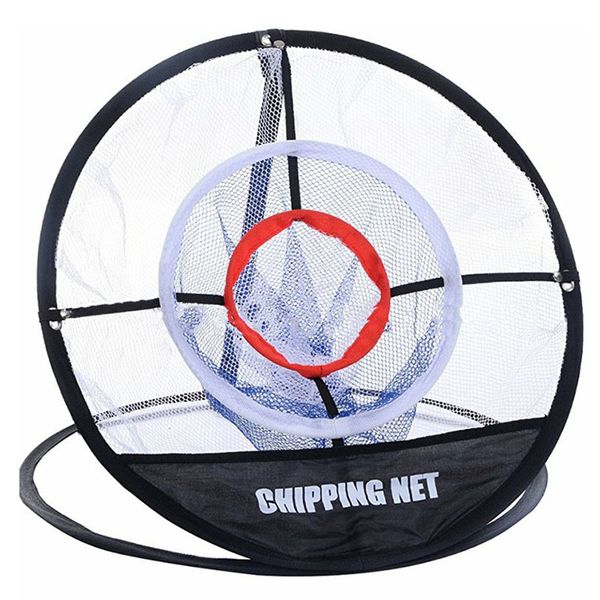 

golf up indoor outdoor chipping pitching cages mats practice easy net golf training aids metal + net