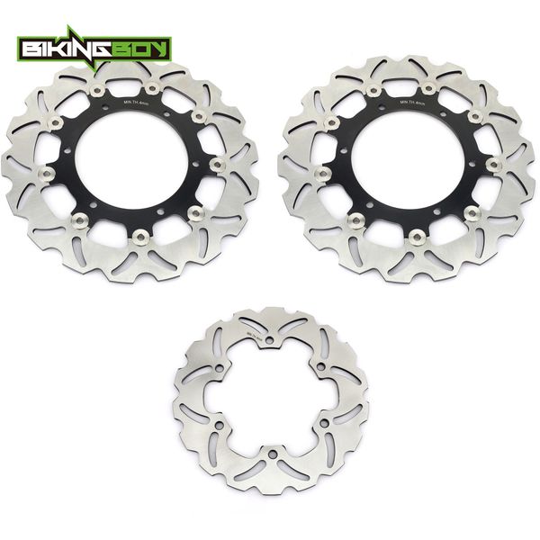 

bikingboy for yzf r6 1999 2000 2001 2002 yzf r1 2002 2003 round wavy floating front rear brake discs disks rotors