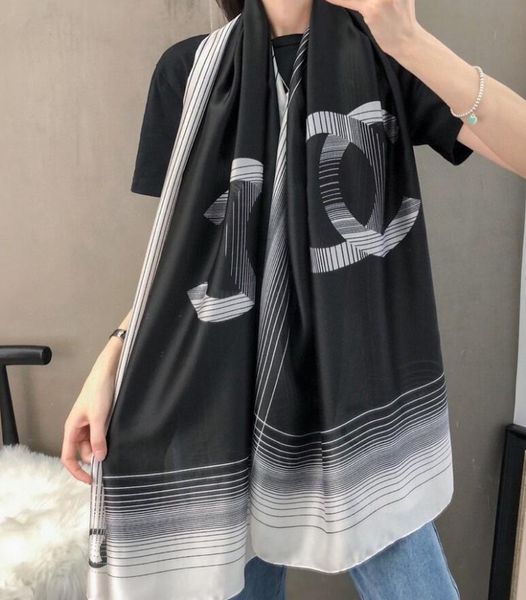

brand silk scarf women brand colorful shawl scarfs pashmina fashion long ring christmas gift 180*90cm 21 color, Blue;gray