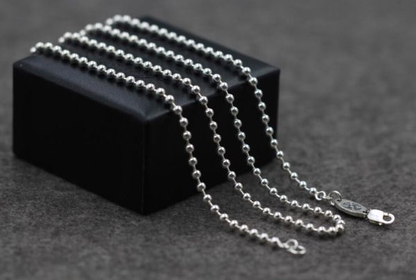 

925 sterling silver necklace trend personality jewelry punk style mens and women lovers gift hip hop cross style luxury designer jewelry, Black