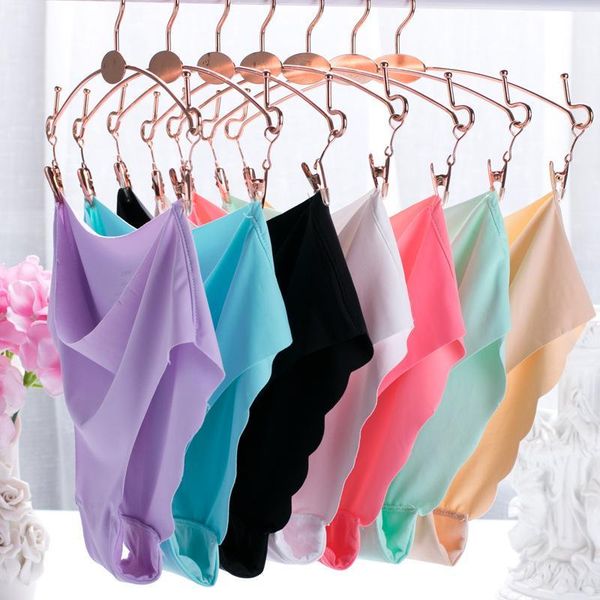 

wholesale-special offer new seamless dupont fabric ultra-thin comfort no trace women underwear panties briefs l, Black;pink
