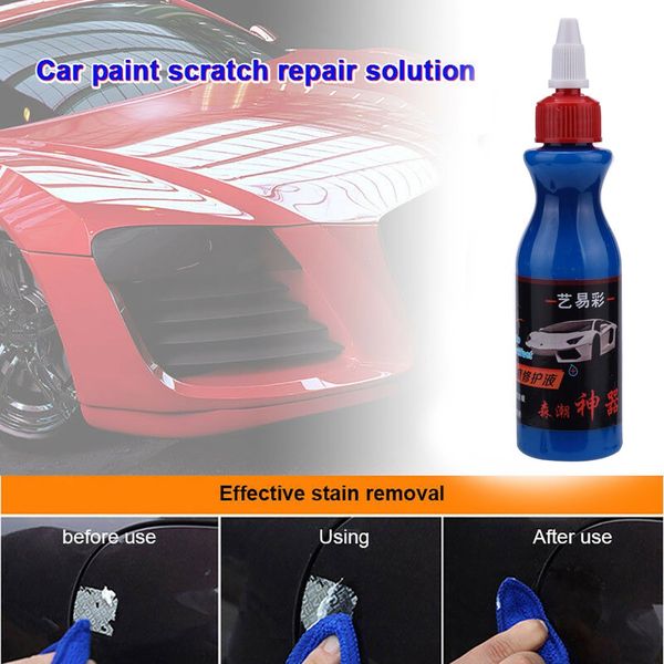 

car paint maintenance wax scratch repair remover care grinding polishing liquid+ towel polish car