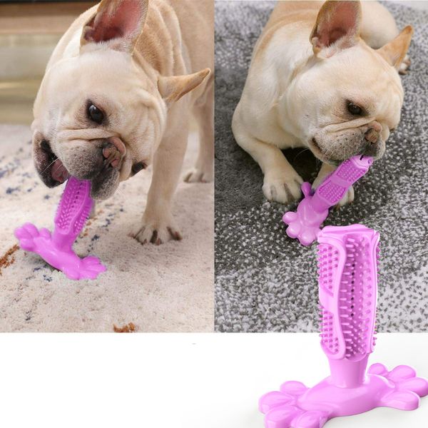 Köpek Diş Fırçası Diş Sağlık Temizleme Oyuncak Molar Çubuk Köpek Diş Temizleme Masaj Çubuk Doğal Kauçuk Çubuk Chew