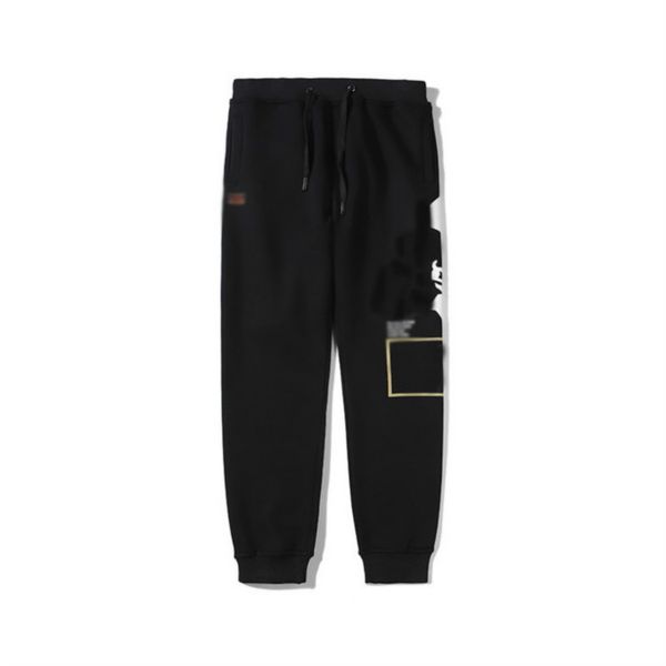 

20ss / 1 mens с логотипом роскошные брюки дизайнер частный заказ марка брюк европейских ограниченным тиражом брюки повседневные дикие класси, Black