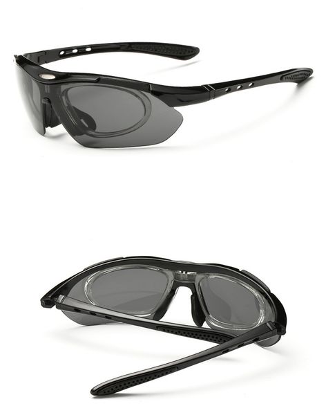 

discolor cycling outdoor sport sunglasses for men women uv400 goggles myopia frame be worn sunglass for mountain road bike bicycles, White;black