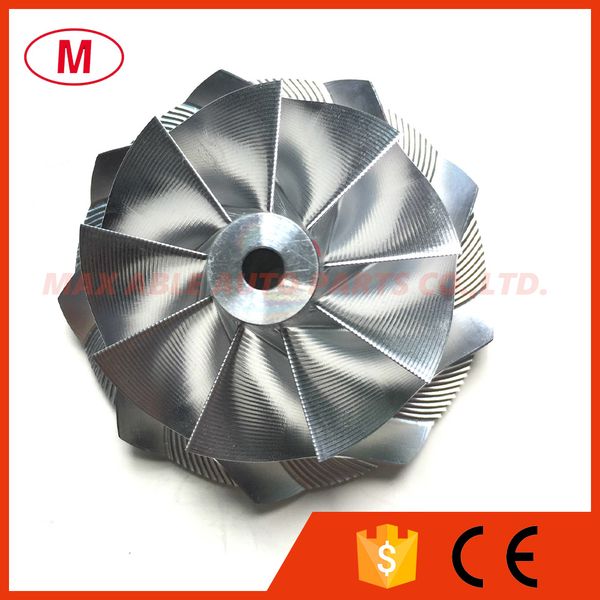 

gtx3076 gen ii 47.05/68.01mm 9+0 blades forward turbo billet compressor wheel/aluminum 2618/point milling compressor wheel